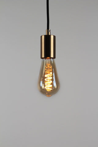 Vintlux E27 Dimmable LED Filament Lamp 4W ST64 265lm 2200K - Karu Edison Gold - Lightspares