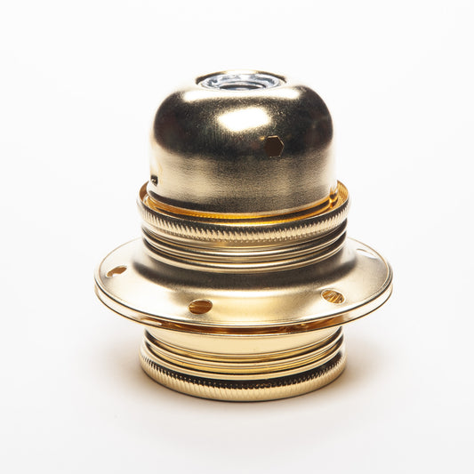 E27 Wide Ring Lampholder M10 Threaded - All Colours