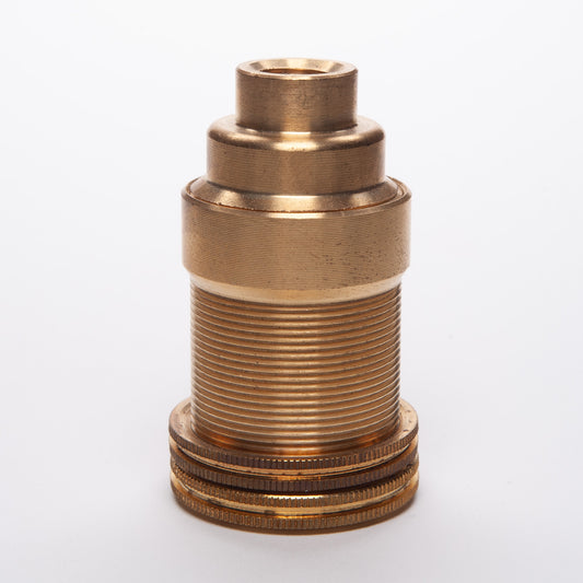 E14 Solid Brass Lampholder M10 Threaded - Brass