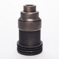 E14 Solid Brass Lampholder M10 Threaded - Brushed Antique Brass