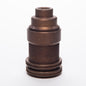 E14 Solid Brass Lampholder M10 Threaded - Old English Brass