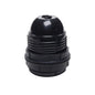 E27 ES Edison Screw Black Plastic Lampholder M10 Threaded with shade rings