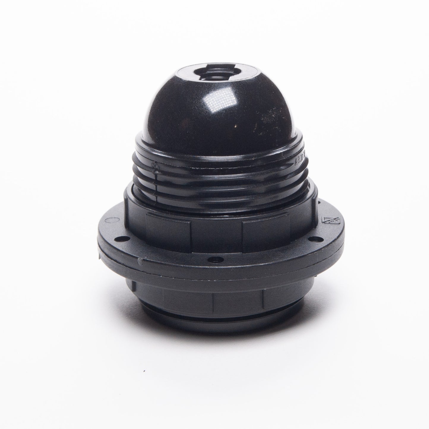 E27 Plastic Wide Ring Lampholder M10 Threaded - All Colours