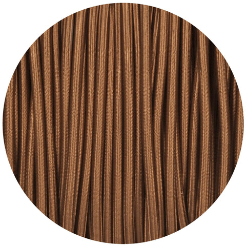 Havanna Gold Round Fabric Braided Cable - Lightspares