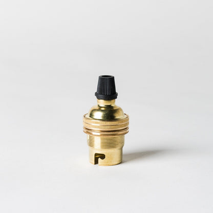 Bayonet Period Lampholder with grip - All Colours - Lightspares