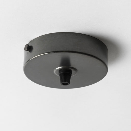 Bronze 100mm Steel Ceiling Rose - All Outlet Options - Lightspares