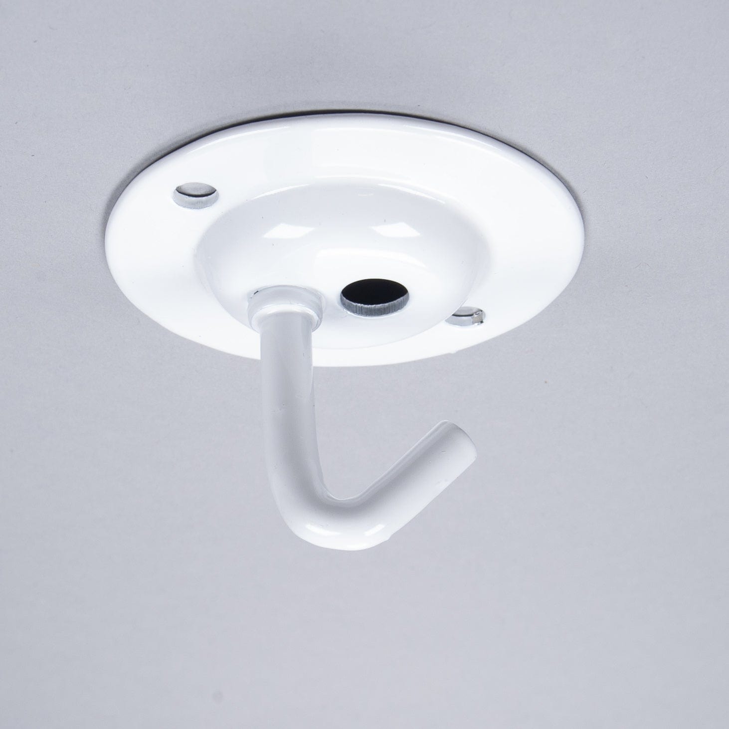 Budget Ceiling Hook Gloss White - Lightspares