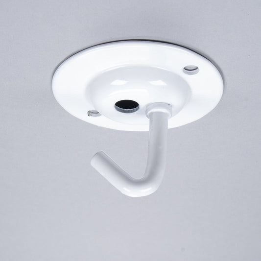 Budget Ceiling Hook Gloss White - Lightspares