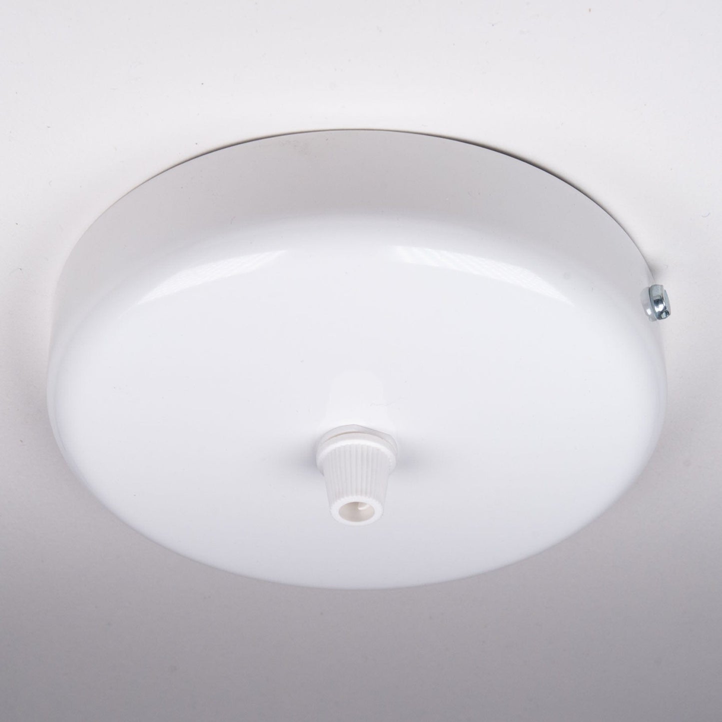 Ceiling Rose Large 125mm Single Outlet - All Colours - Lightspares
