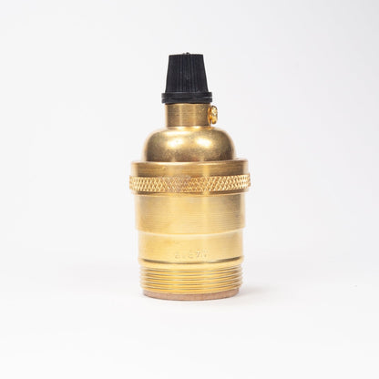 E26 UL Plain Skirt Lampholder with grip (USA ONLY) - All Colours - Lightspares