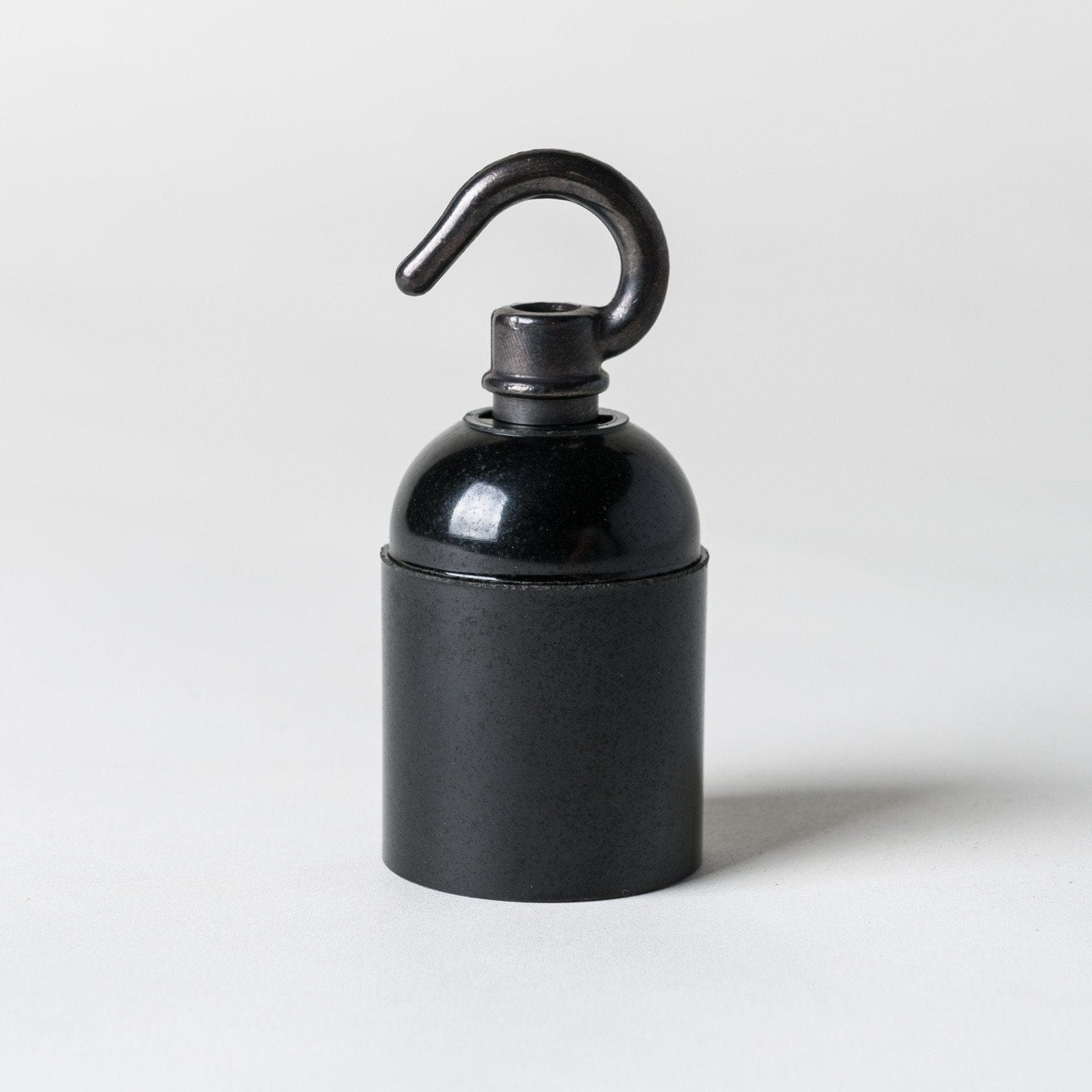 E27 Plastic Plain Skirt Lampholder with hook - All Colours - Lightspares