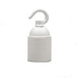 E27 Plastic Plain Skirt Lampholder with hook - All Colours - Lightspares