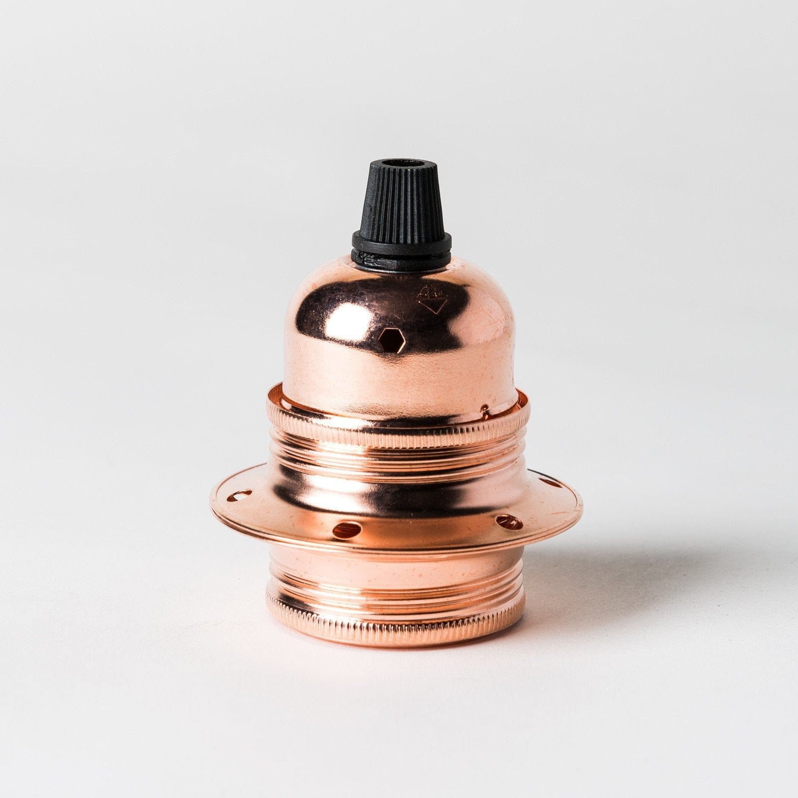 E27 Wide Ring Lampholder with grip - All Colours - Lightspares