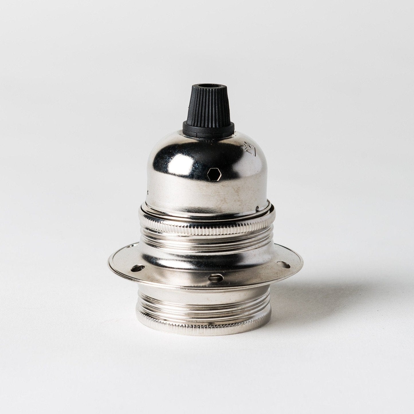 E27 Wide Ring Lampholder with grip - All Colours - Lightspares