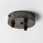 Old English Brass 100mm Steel Ceiling Rose - All Outlet Options - Lightspares