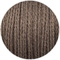 Brown Canvas Twisted Fabric Braided Cable - Lightspares