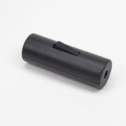 Black Inline Cylinder Switch (with earth)