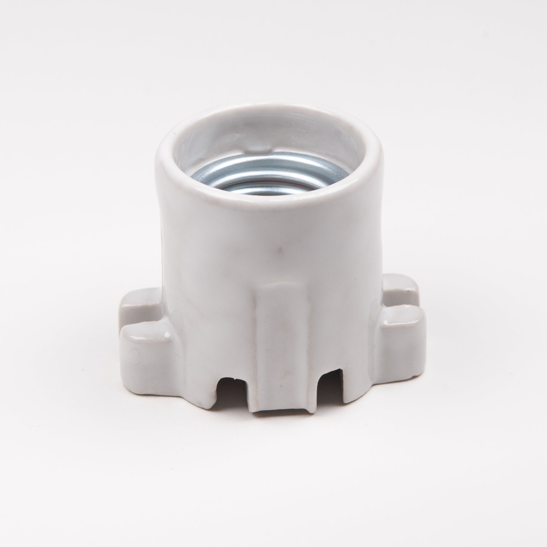 E27 Porcelain Ceramic Batten Fixed Mount E27 Lampholder – Lightspares