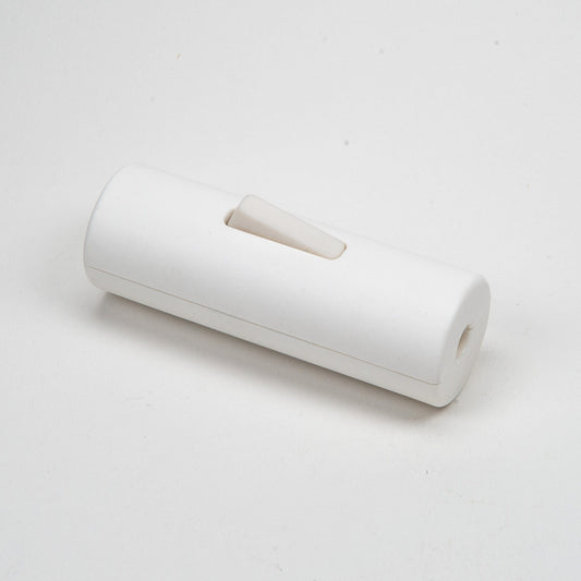 White Inline Cylinder Switch (with earth)