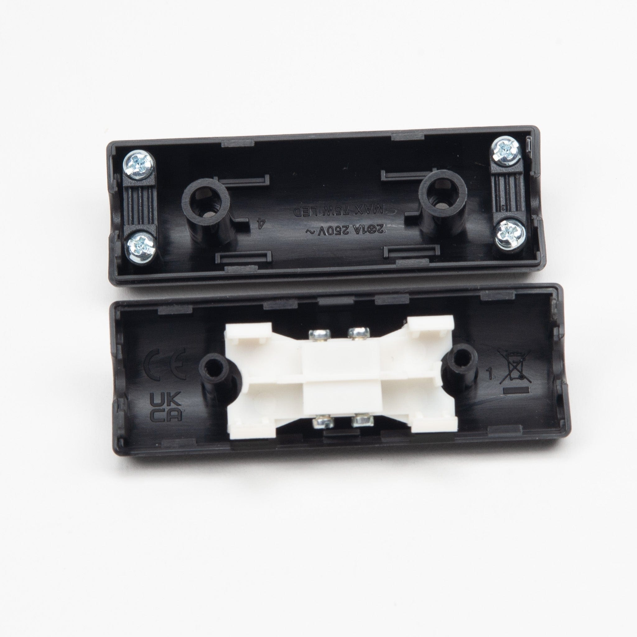 White Inline Cylinder Switch (with earth) – Lightspares