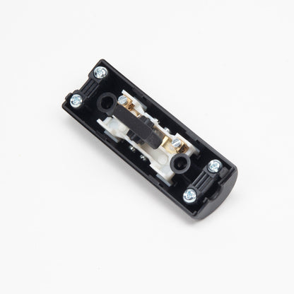 White Inline Cylinder Switch (with earth)