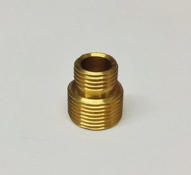 M10 10mm Male to Half Inch Male Threaded Adaptor Brass