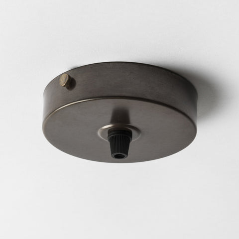 Old English Brass 100mm Steel Ceiling Rose - All Outlet Options