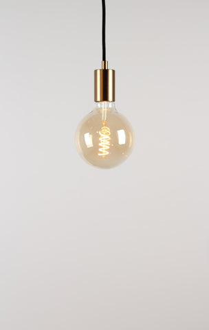 Vintlux E27 Dimmable LED Filament Lamp 4W G125 265lm 2200K Karu Globe XL Gold - Lightspares