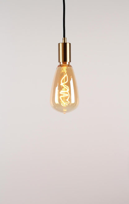 Vintlux E27 Dimmable LED Filament Lamp 4W SF100 265lm 2200K Kyodai Fluxx Edison XL Gold - Lightspares