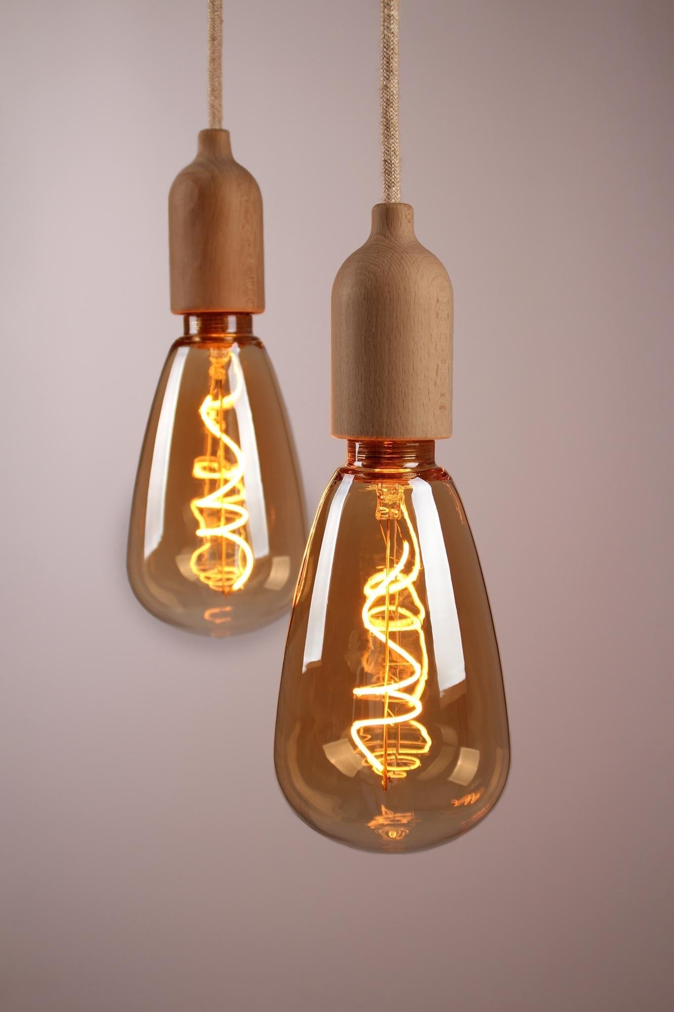 Vintlux E27 Dimmable LED Filament Lamp 4W SF100 265lm 2200K Kyodai Fluxx Edison XL Gold - Lightspares